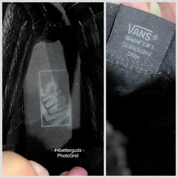 Vans High Top SK8 Metallic Black Silver Pebble Sneakers Unisex M 7.5 W 9 - Picture 4 of 16